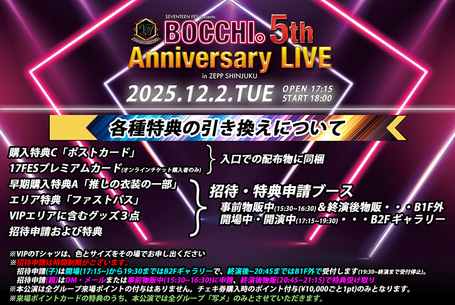 各種特典の引き換えについて